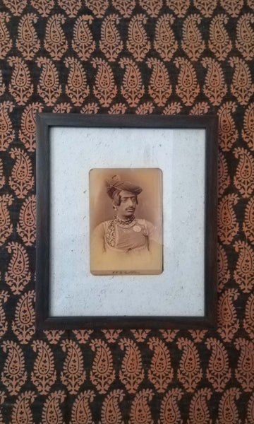 y46 Relic Photograph | Rajah Of Deoras | Framed