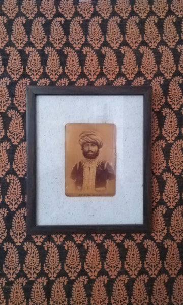 y88 Relic Photograph | Thakur Sahib Of Morvi | Framed