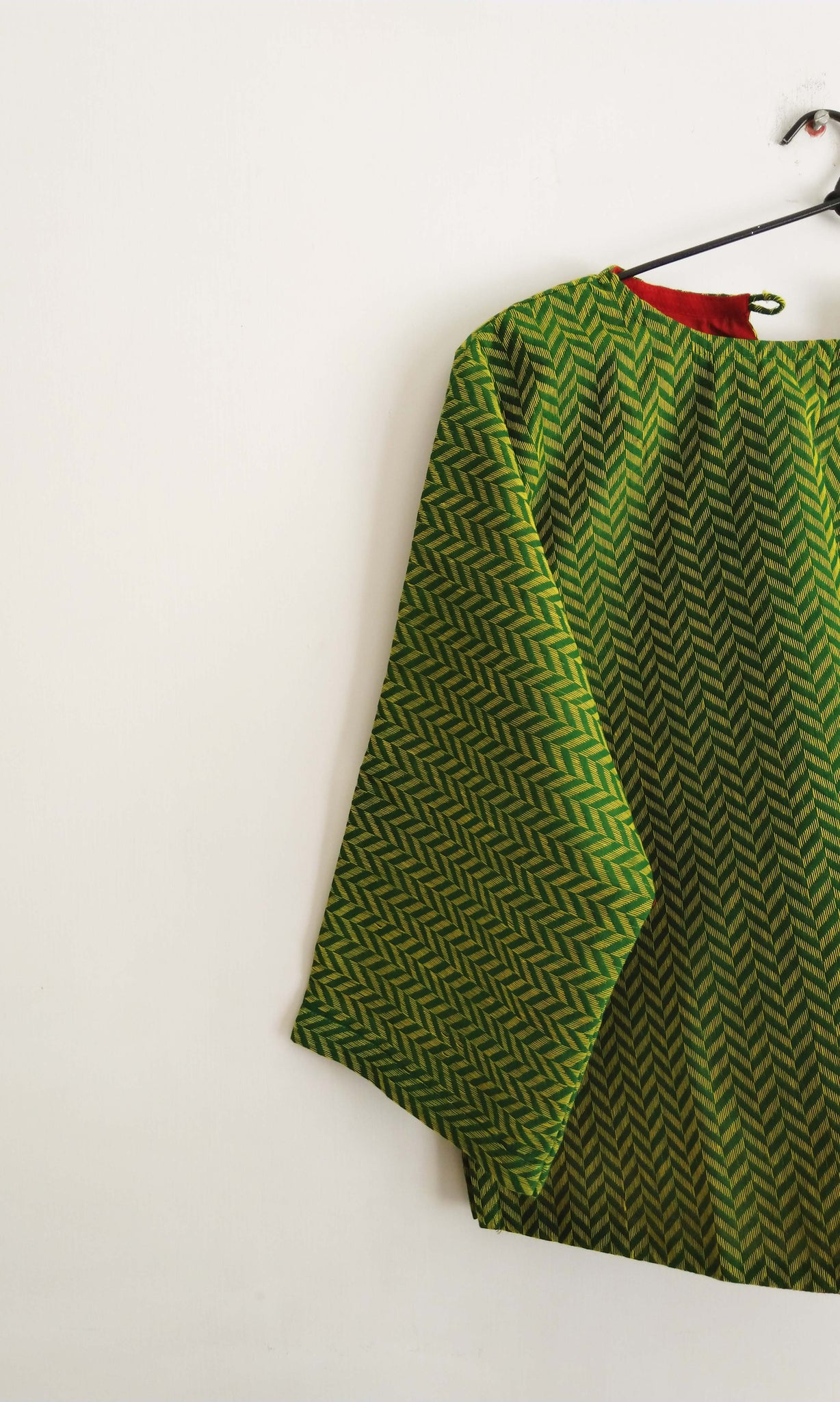 u82 Hand Woven Soft Cotton Blouse | Relaxed Fit | Free Size | Ready To Ship