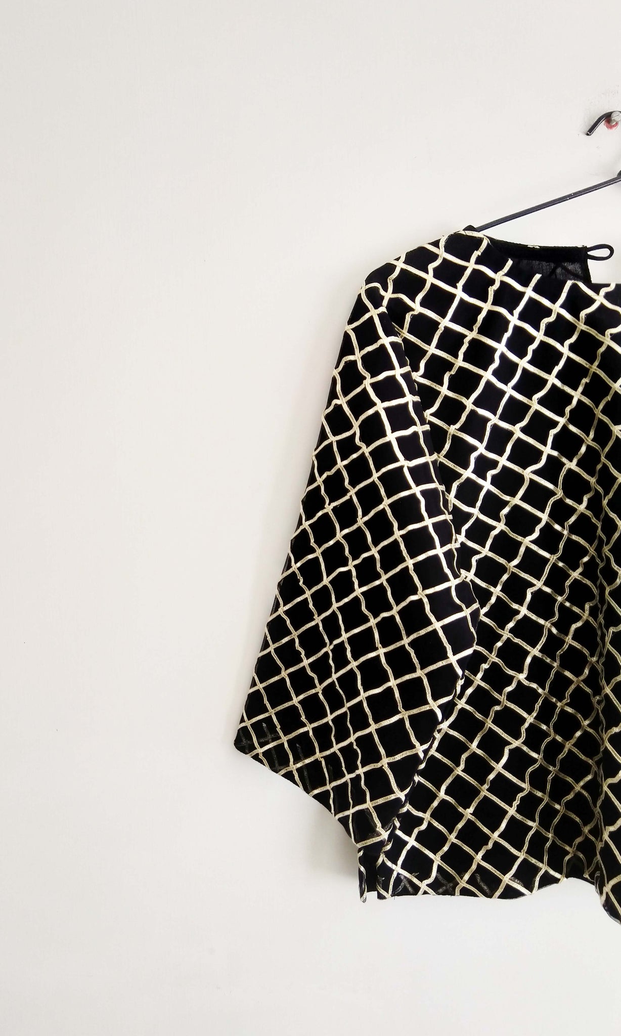 u90 Tulle & Gota Patti Blouse | Relaxed Fit | Free Size | Ready To Ship