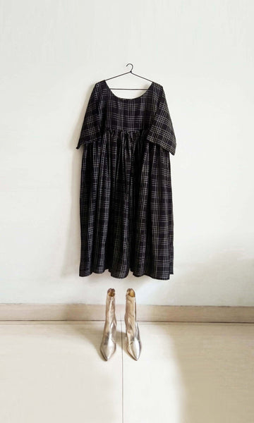 c27 Flare Dress | Hand Woven Cotton | Free Size ( Fits Sizes Small To Large ) | Ready To Ship