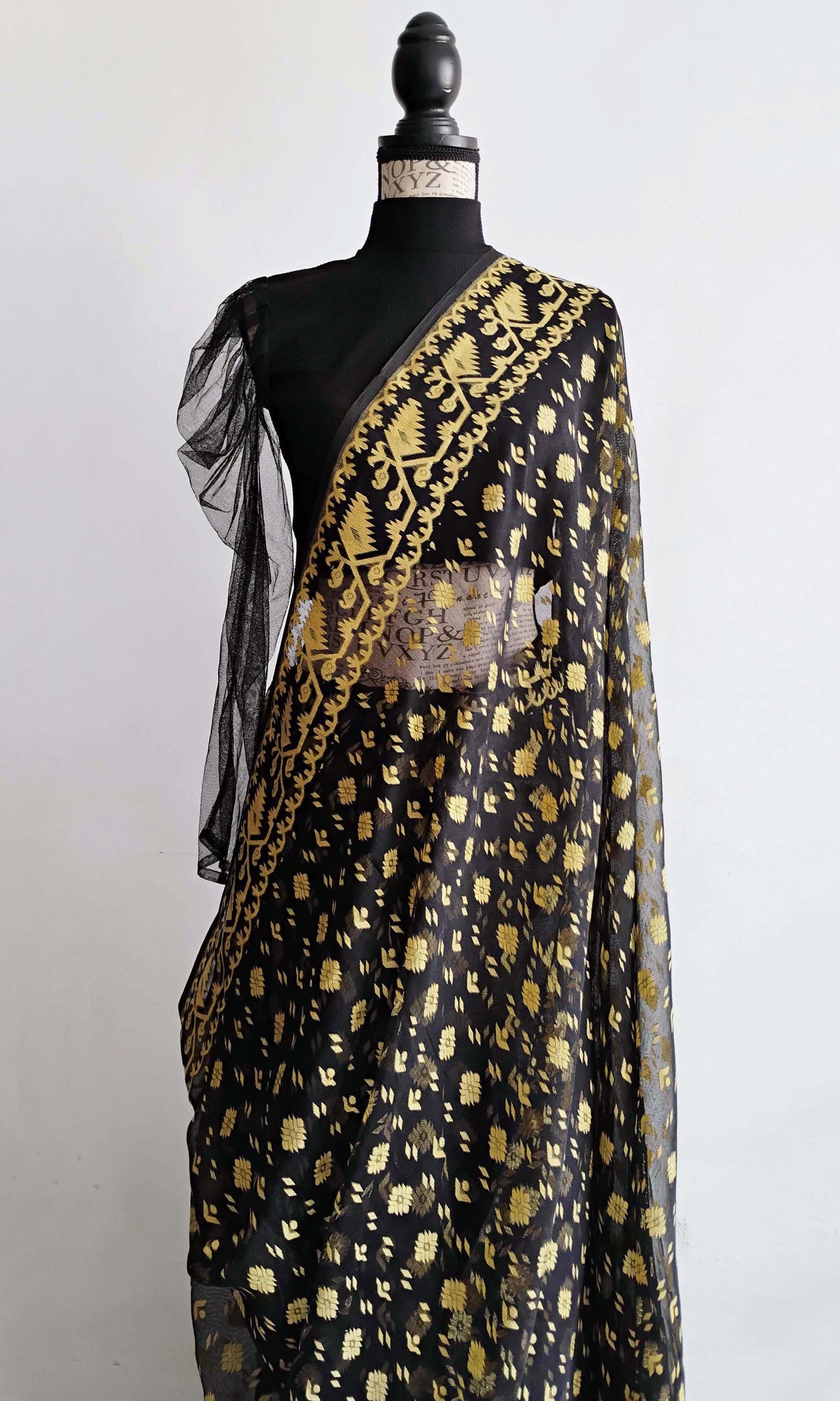 y62 Meena Buti Fine Jacquard Sari I Soft Silk-By-Cotton | Ready To Ship