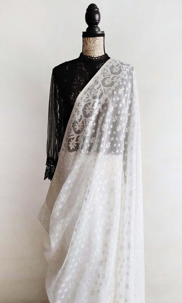 y56 Meena Buti Fine Jacquard Sari I Soft Silk-By-Cotton | Ready To Ship