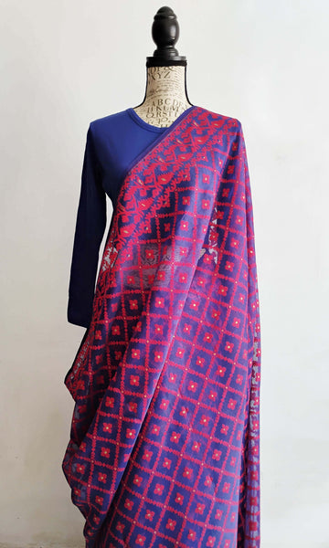 y38 Meena Buti Fine Jacquard Sari I Soft Silk-By-Cotton | Ready To Ship