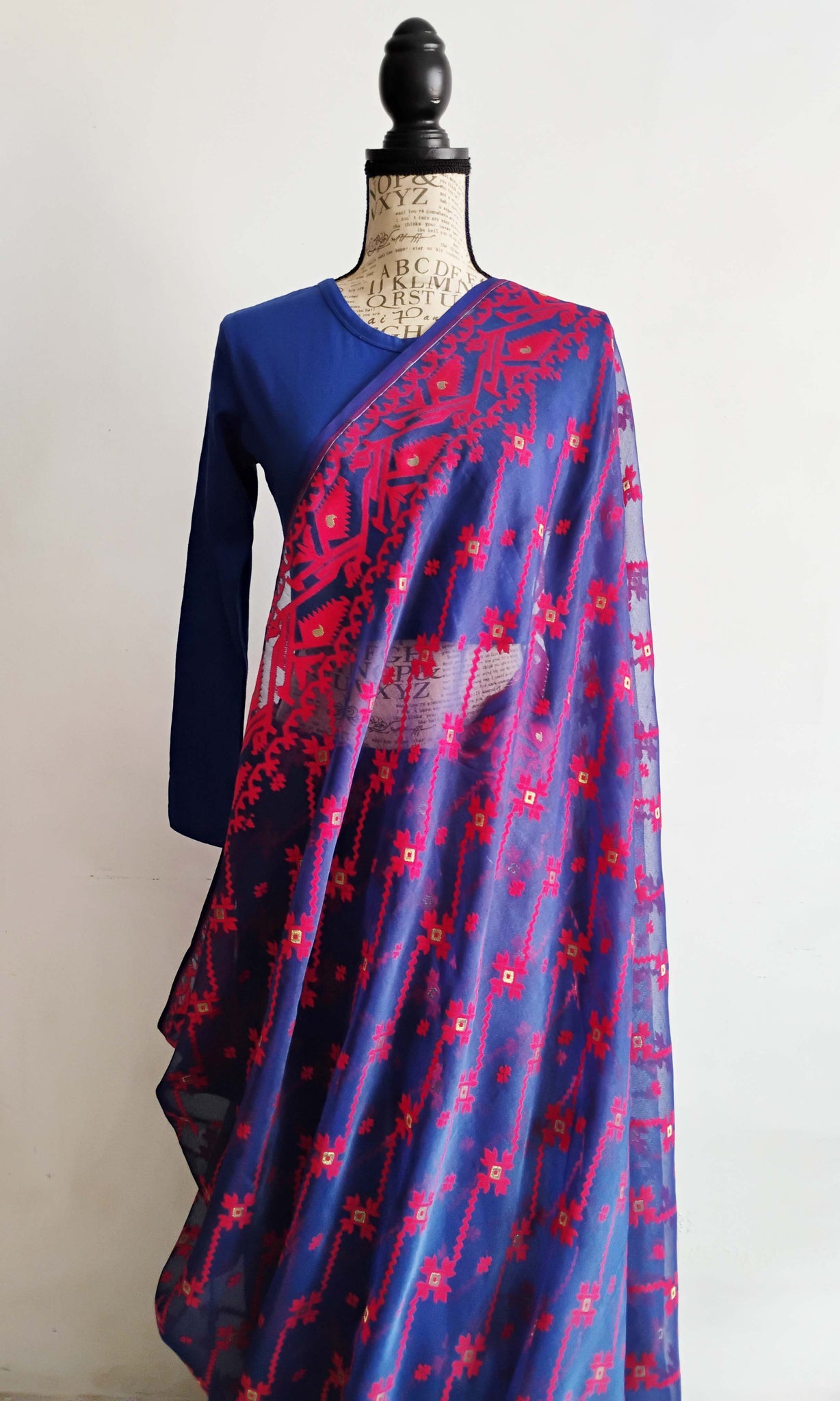 y40 Meena Buti Fine Jacquard Sari I Soft Silk-By-Cotton | Ready To Ship