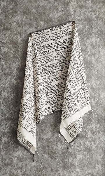 y20 Lapierre's Letter Stole I Screen Printed Soft Cotton | Ready To Ship