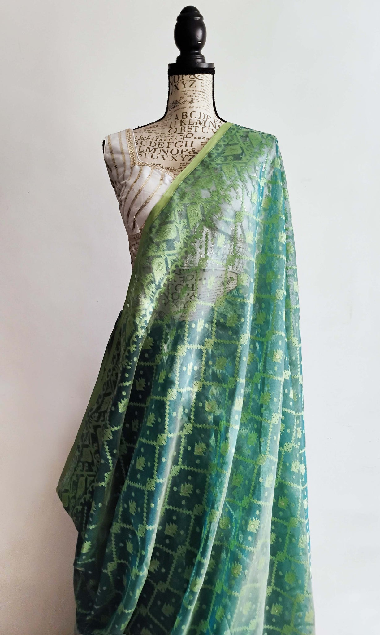 y07 Meena Buti Fine Jacquard Sari I Soft Silk-By-Cotton | Ready To Ship