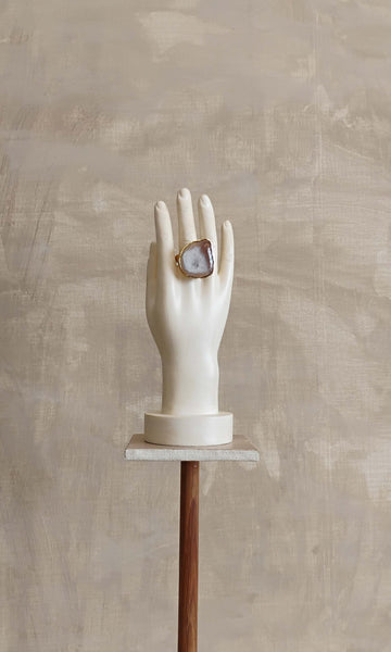 a73 Crystalline Ring | Druzy | Free Size | Ready To Ship