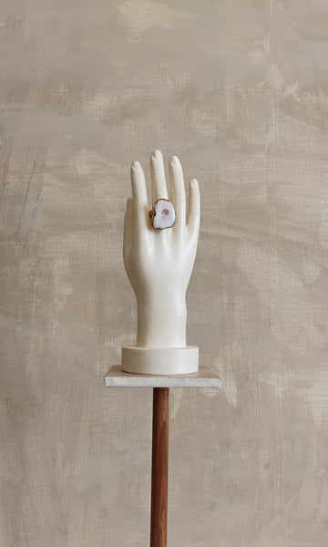 a54 Crystalline Ring | Druzy | Free Size | Ready To Ship