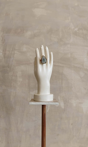 a56 Crystalline Ring | Druzy | Free Size | Ready To Ship