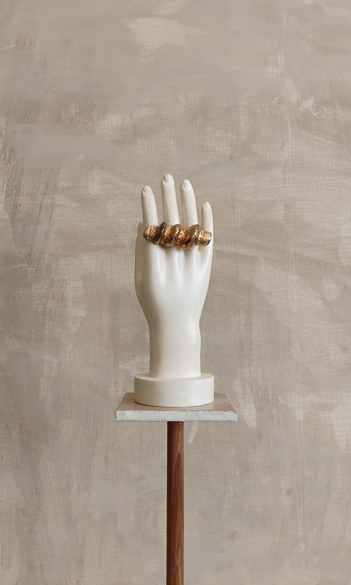 a41 Fossil Sculpture Ring | Bezoar | Free Size | Ready To Ship