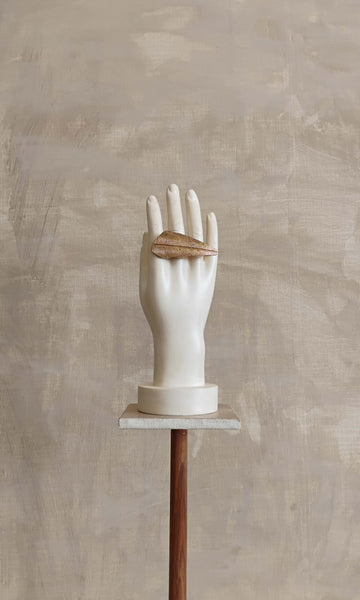 a32 Fossil Sculpture Ring | Connulariid | Free Size | Ready To Ship