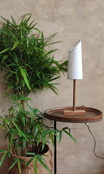 v18 Table Lamp | Kapor Wood & Cotton