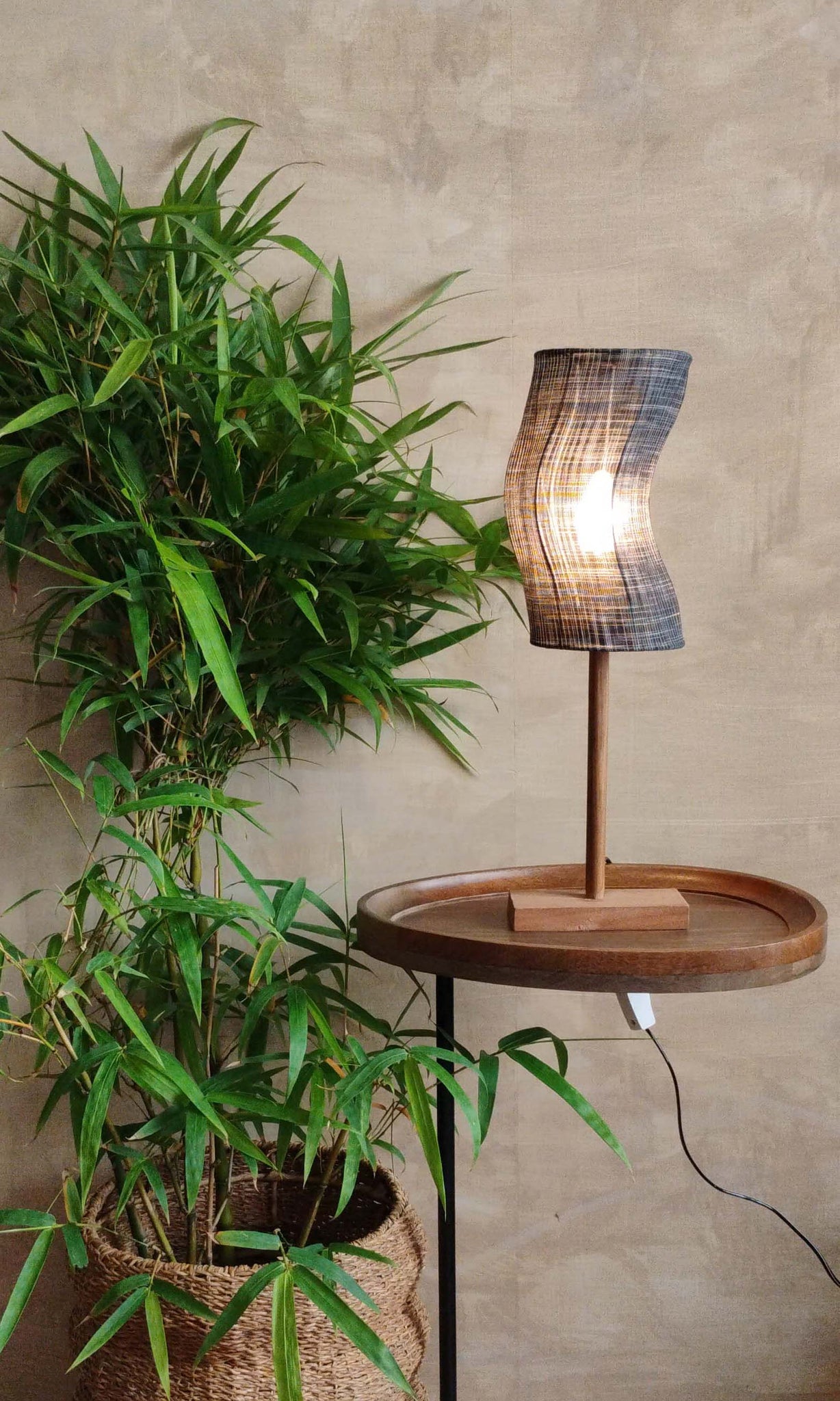v35 Table Lamp | Kapor Wood & Cotton