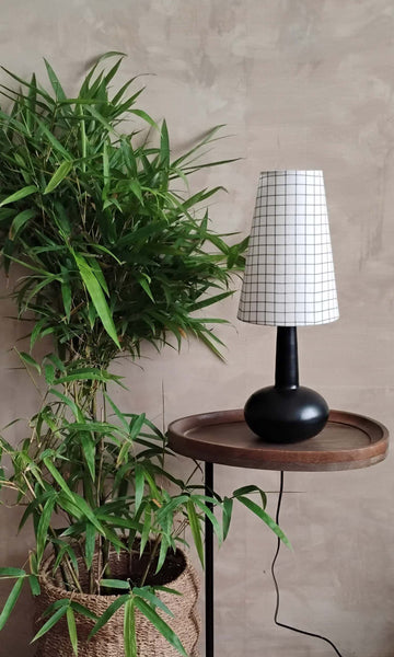 v32 Table Lamp | Metal Alloy & Cotton