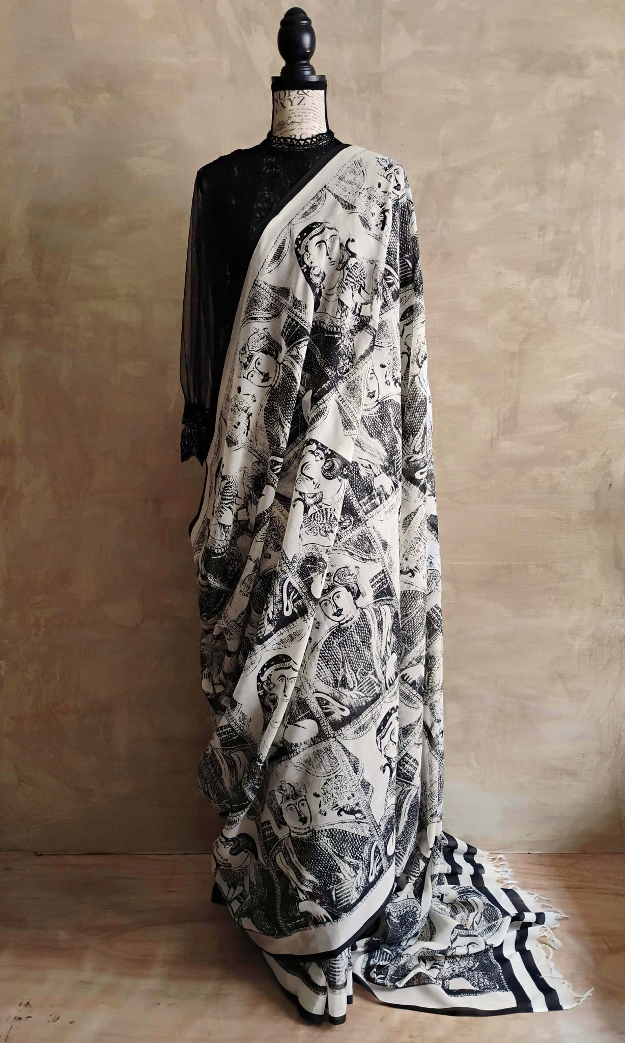 a45 Raja Rani Sari | Screen Printed Soft Cotton | Ready To Ship