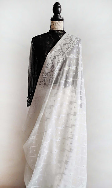 y54 Meena Buti Fine Jacquard Sari I Soft Silk-By-Cotton | Ready To Ship