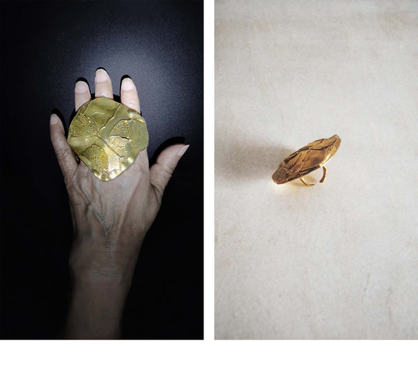 b23 Sea Lily Ring | Adjustable Free Size | Ready To Ship