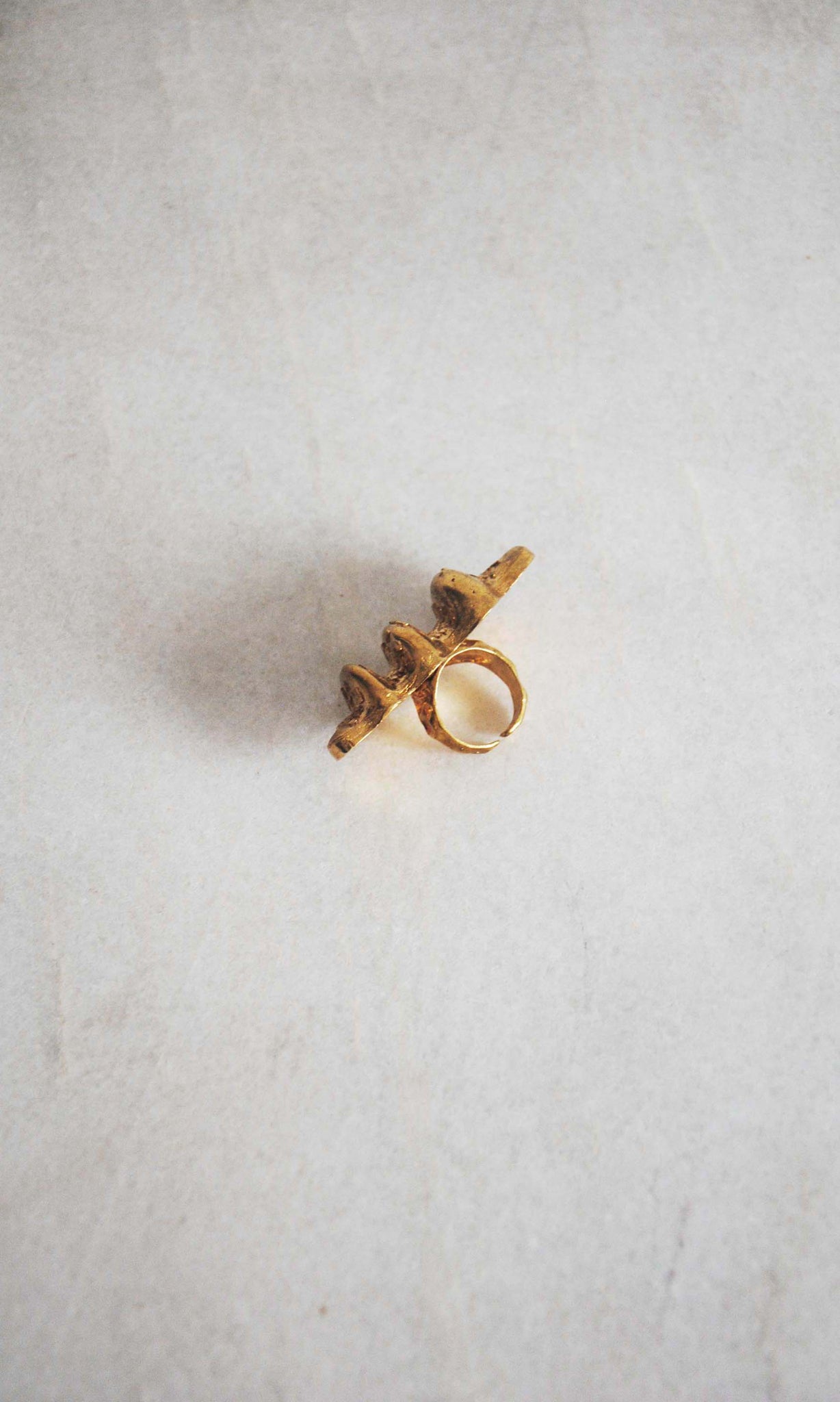 b52 Bezoar Paleon Ring | Alloy Of Brass, Copper & Silver | Non-Tarnishing | Adjustable Free Size | Ready To Ship