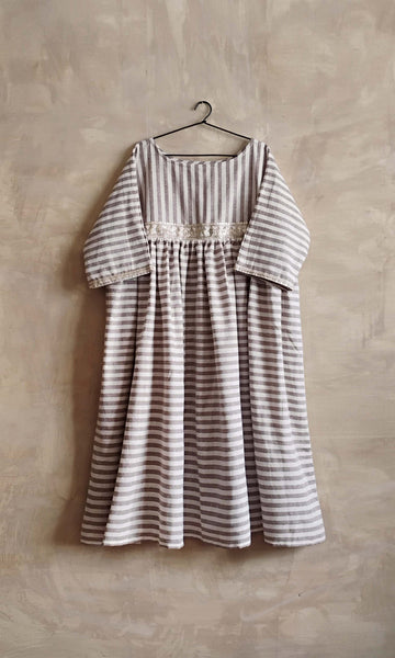 a67 Flared Kurta | Soft Cotton With Matte Gold Sequin Detailing | Size Free | Ready To Ship