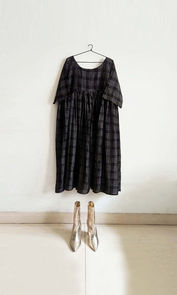 c85 Flare Dress | Hand Woven Cotton | Free Size ( Fits Sizes Small To Large ) | Ready To Ship